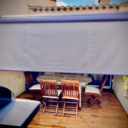 Mezzanine/jardin/terrasse Village Naturiste Apartmán